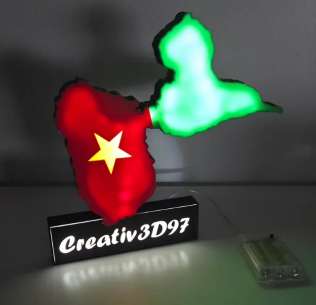 Lampe Guadeloupe — photo 2 sur 2