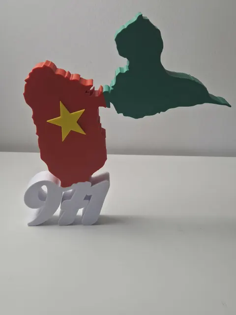 Sujet décoratif Guadeloupe